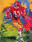 End Around Larry Brown by Leroy Neiman